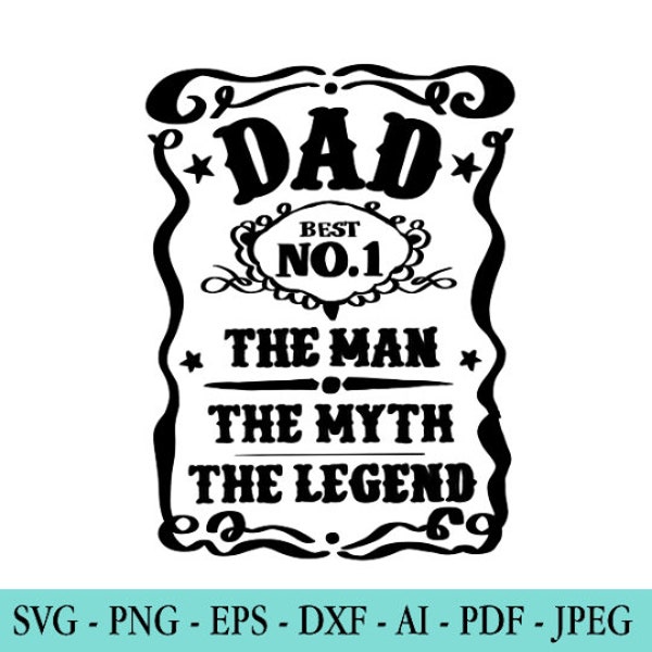 Vaderdag SVG, papa SVG, beste vader, whiskylabel, papa Svg, Happy Fathers Day, gesneden bestand Cricut, silhouet, cameo, opstrijkbaar vinyl