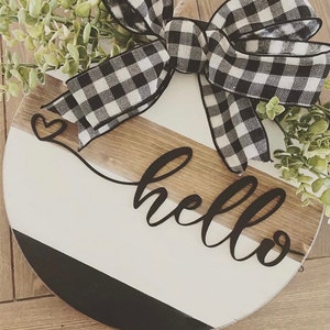 Hello SVG: Welcome Home Decor Sign Cut File (digital Download) - Etsy