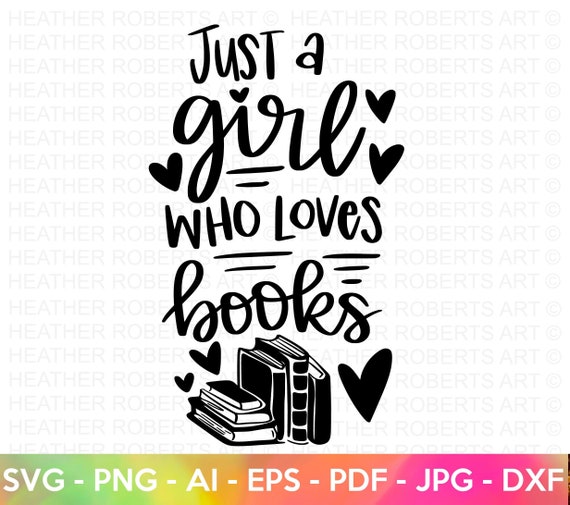 Book Lover Book SVG Books Cut File Book SVG Cricut Just a 