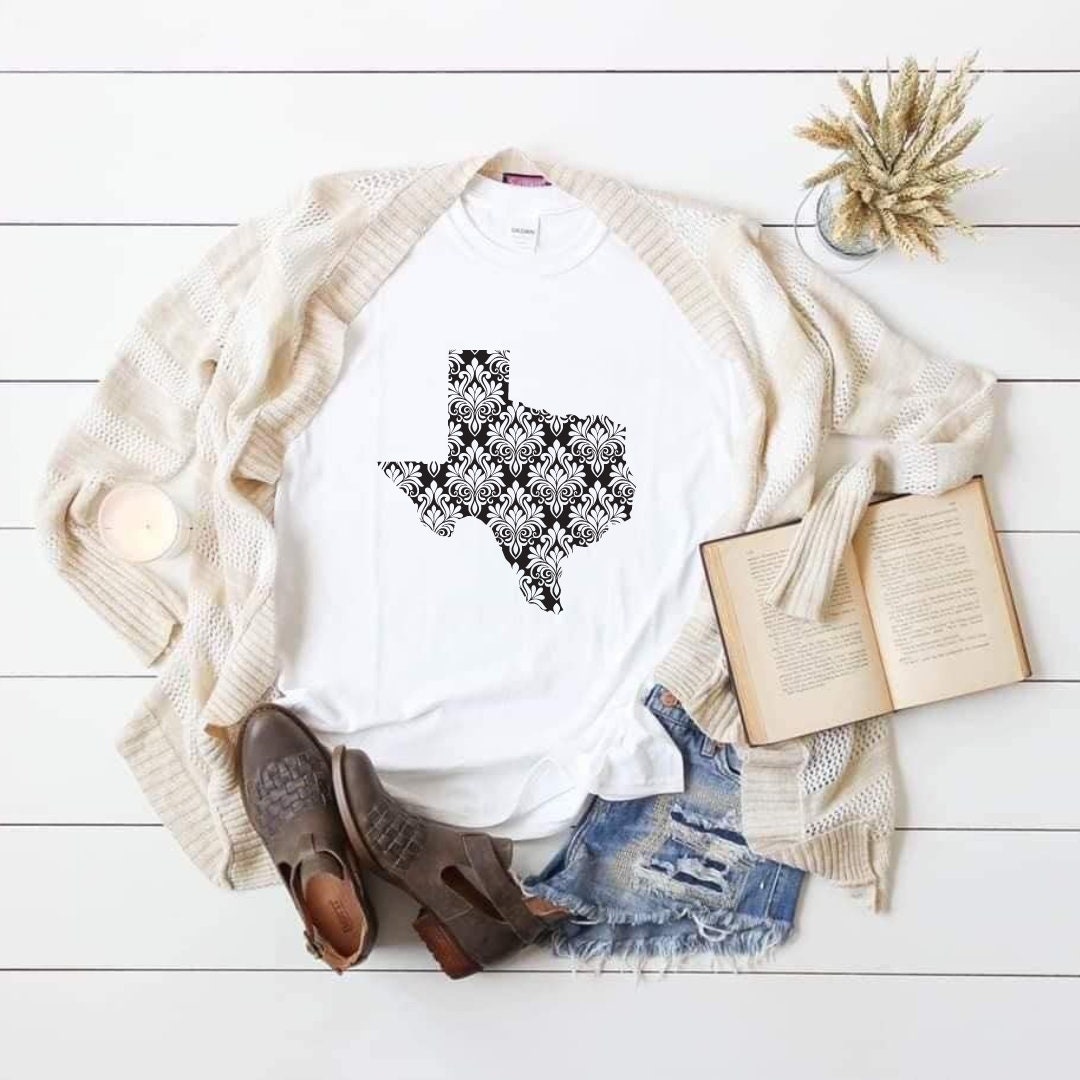 Texas Floral Pattern SVG: Clipart Cut File (digital Download) - Etsy