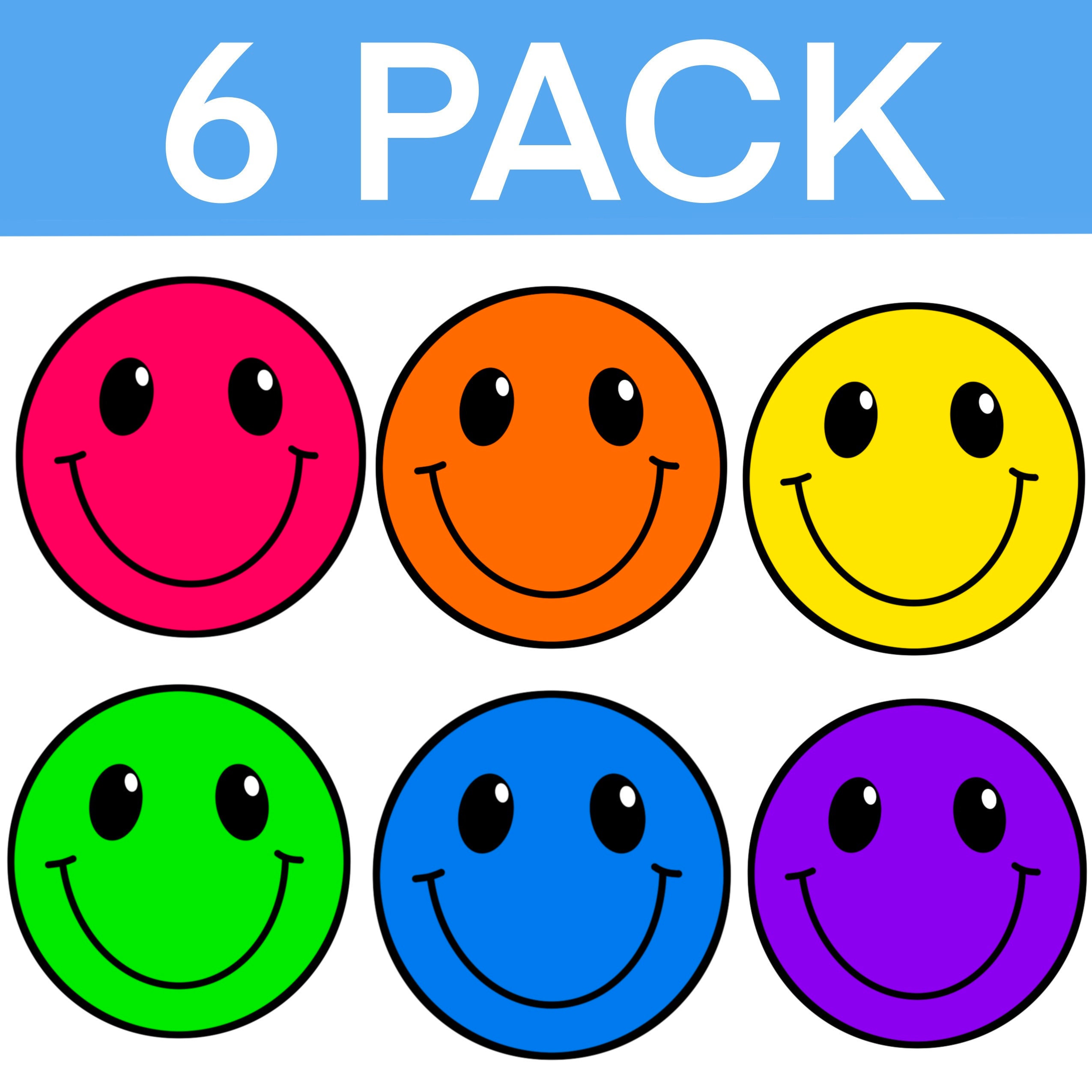 Smiley Face SVG Smiley PNG Happy Face SVG Rainbow Smileys | Etsy