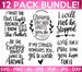 Motivational Quotes SVG, Bundle, Inspirational Quotes SVG,, Life Quotes,Cut file for Cricut, Silhouette, Cameo, Svg, Png, Eps, Dxf