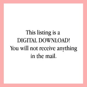 Pode incluir: Texto em um fundo branco que diz: "Esta listagem &eacute; um DOWNLOAD DIGITAL! Voc&ecirc; n&atilde;o receber&aacute; nada pelo correio."