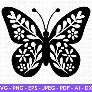 Butterfly Wings Prop Template SVG, Butterfly Stencil Template, Mosaic Template, Butterfly Baby Shower Template, Baby Shower, Birthday Decor