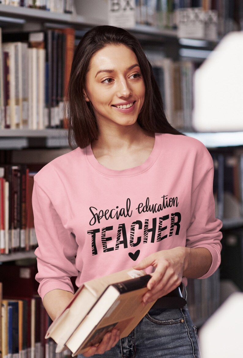 Special Education Teacher SVG Half Leopard SVG Teacher Svg - Etsy