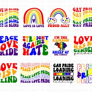 LGBTQ+ BIG Bundle, LGBTQ Svg Bundle, Gay Ally, Heather Roberts Art ...