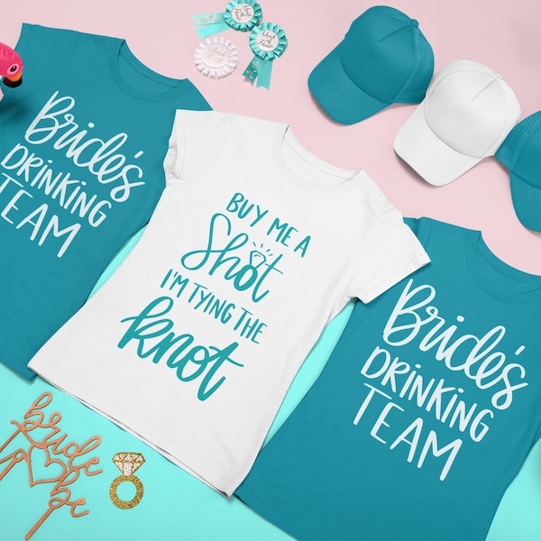 Buy Me a Shot SVG, Bride's Drinking Team SVG, Bachelorette Party svg, Bachelorette Shirts svg, Bridal Shower Shirts, Cut Files for Cricut