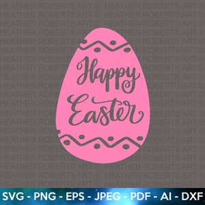 Happy Easter Egg SVG, Easter Bunny SVG, Easter Shirts, Easter SVG Designs,Easter for Kids,Family Easter Shirts,  Cut File Cricut, Silhouette