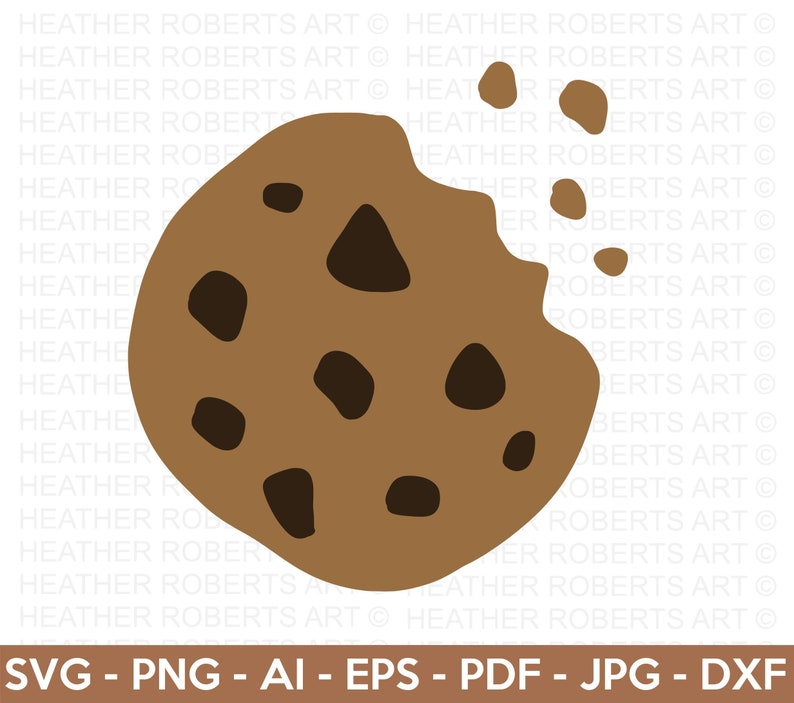 Cookies SVG Layered Cookies Svg Chocolate Chip Cookie Svg Etsy