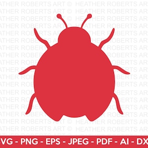 Coccinella in formato SVG, File di taglio Coccinella, File di taglio Coccinella, Coccinella carina in formato SVG, Grafica Coccinella, Scarabeo in formato SVG, Clipart Coccinella