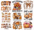 Fall Sublimation Bundle, Thanksgiving PNG Bundle, Fall Coquette Bow, Retro Pumpkin Spice Season, Fall Mama Vibes, Trendy Sublimation Designs