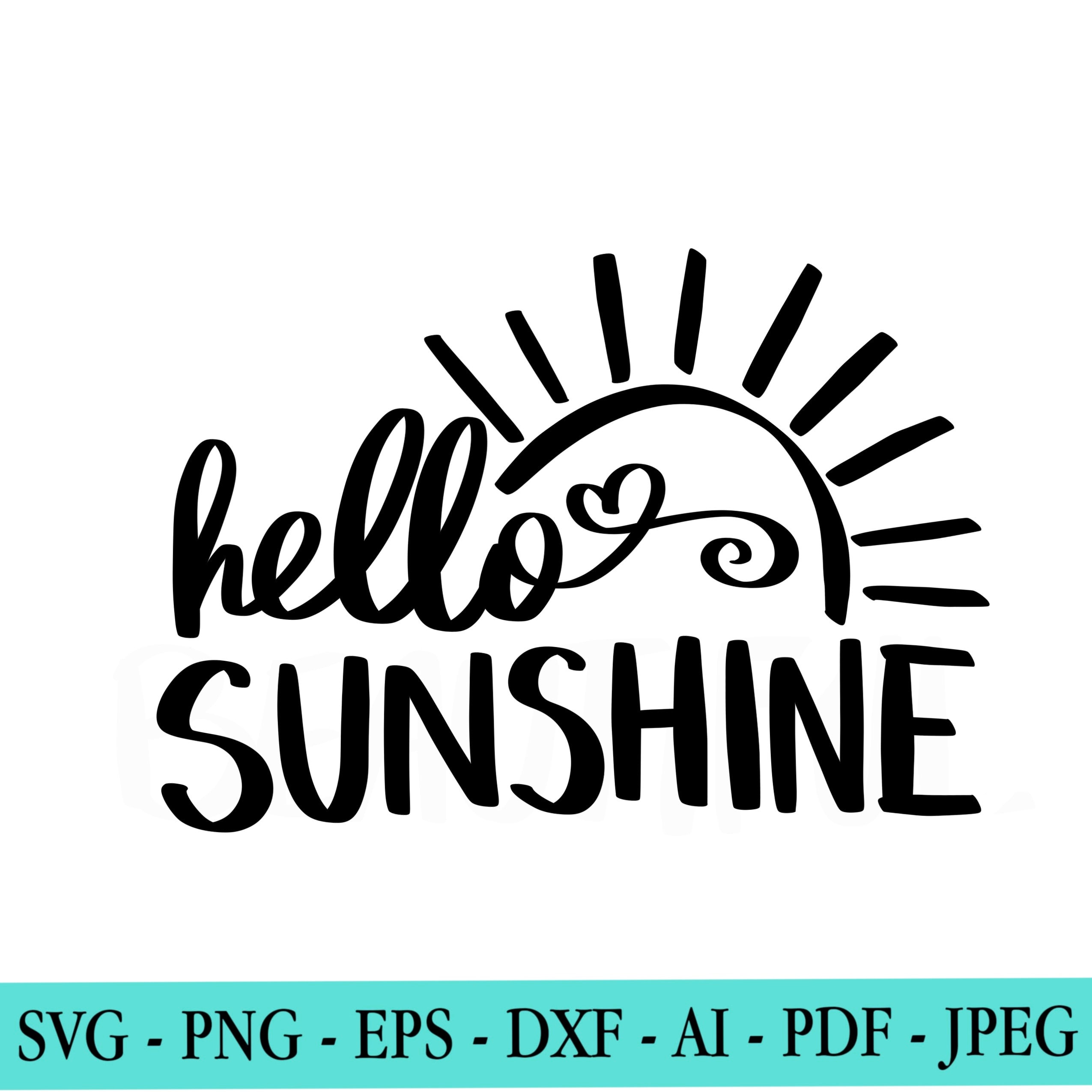 Hello Sunshine Florida Decal Hello Sunshine Florida Decal