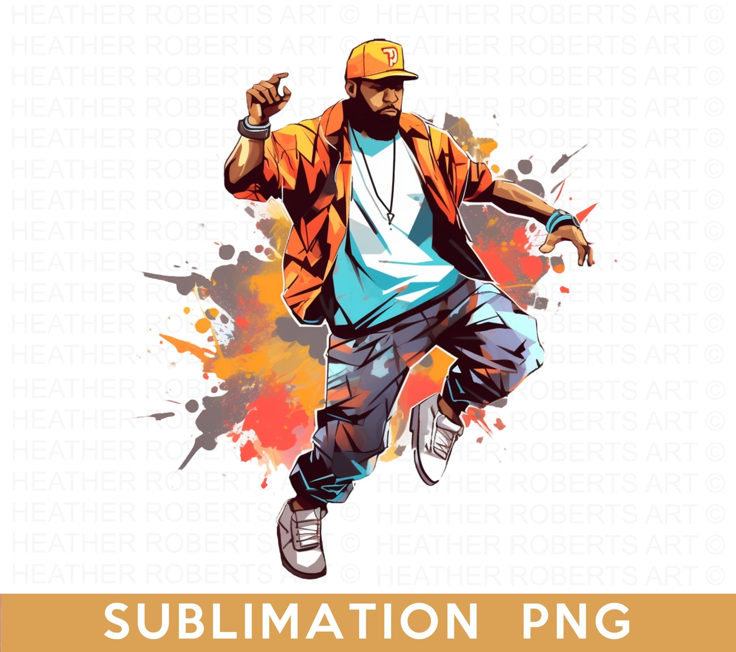 Gift Rapper Png Hip Hop Rapper PNG: Music Sublimation File (instant Download) - Etsy