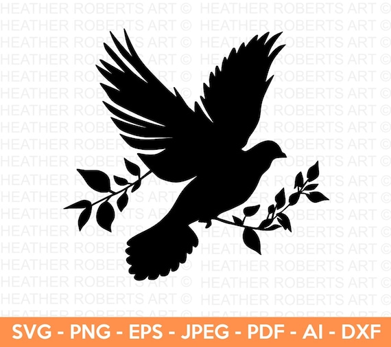 Silueta De Paloma Clip Art Amoroso Aves En El Rama De Un árbol