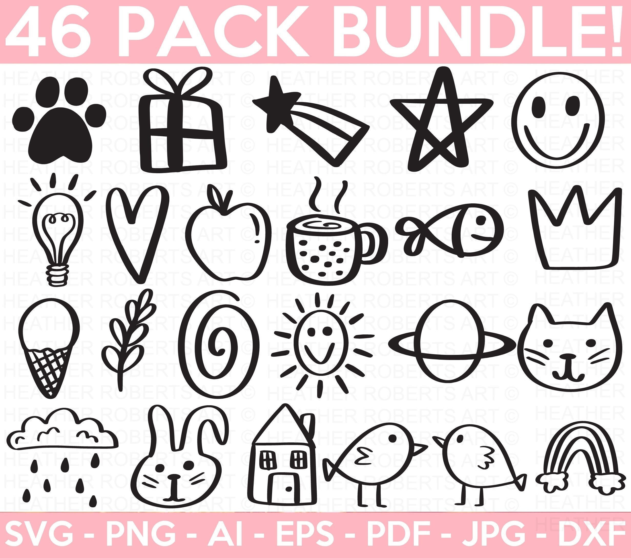 A Set Of 11 Cute And Colorful Art Supply Icons Royalty Free SVG