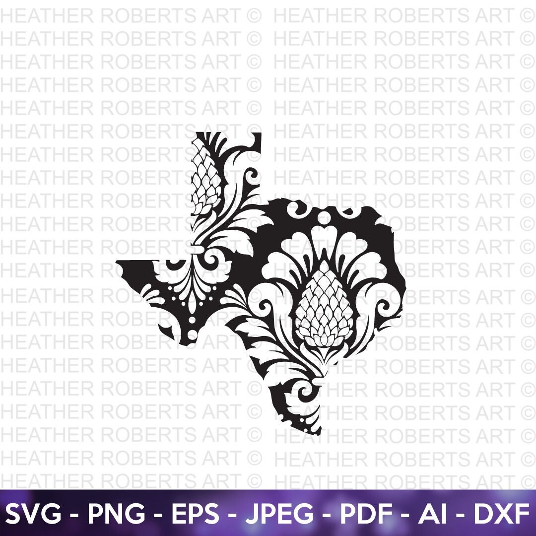 Texas Pattern Design SVG, Texas Svg, Texas Clipart, Texas Silhouette ...