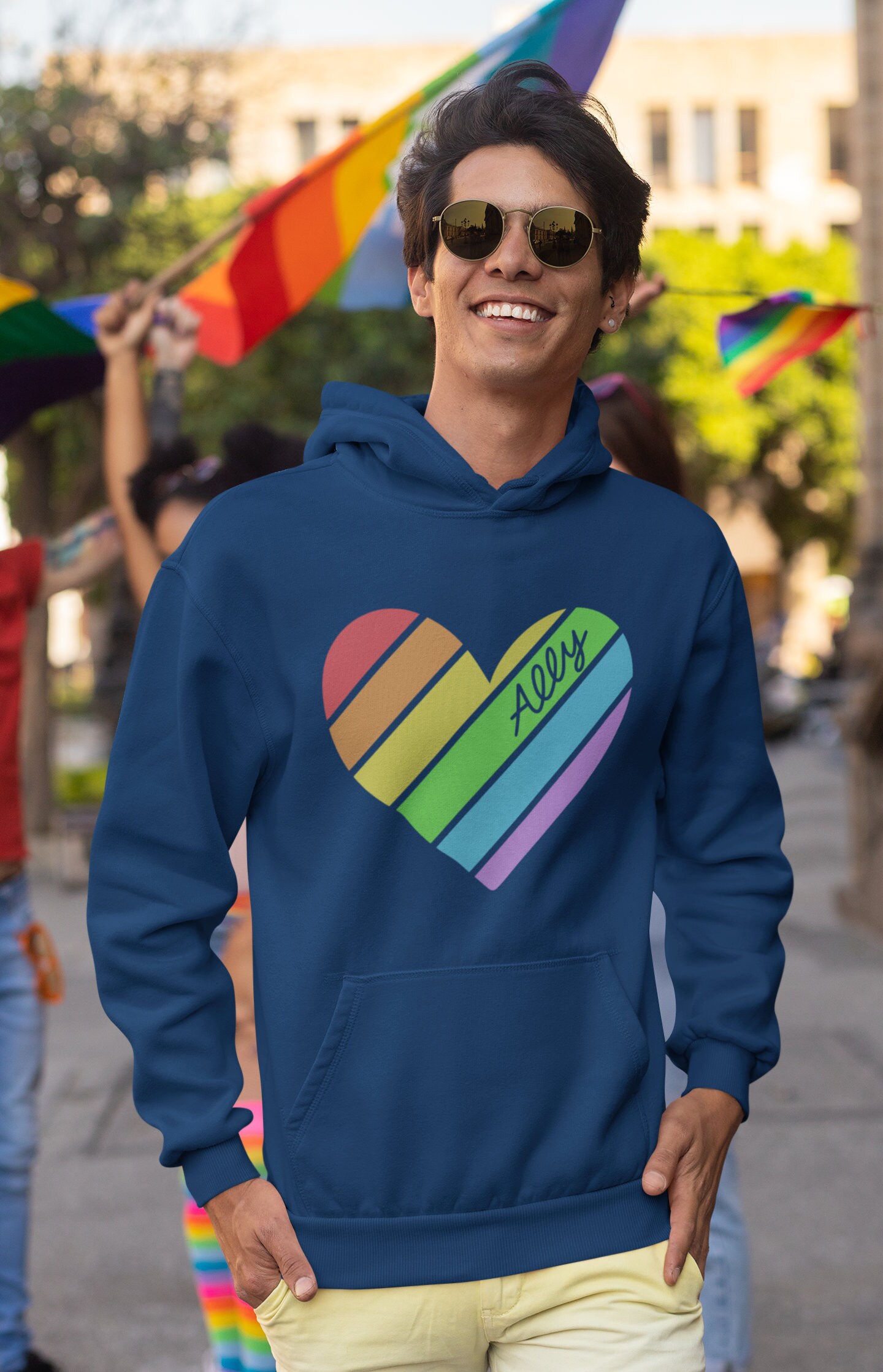 Gay Pride Ally Rainbow Svg Lgbt Ally Svg Gay Ally Svg Heart Etsy