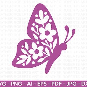 Schmetterling SVG, Schmetterling Silhouette SVG, Schmetterling Clipart, Monarchfalter svg, Hochzeit Schmetterling svg, Frühling svg, Silhouette Cricut png