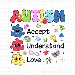 Autisme Accepteren Begrijp liefde, Sublimatie autisme, Autisme png, Autisme bewustzijn png, maand Autisme bewustzijn, Sublimatie