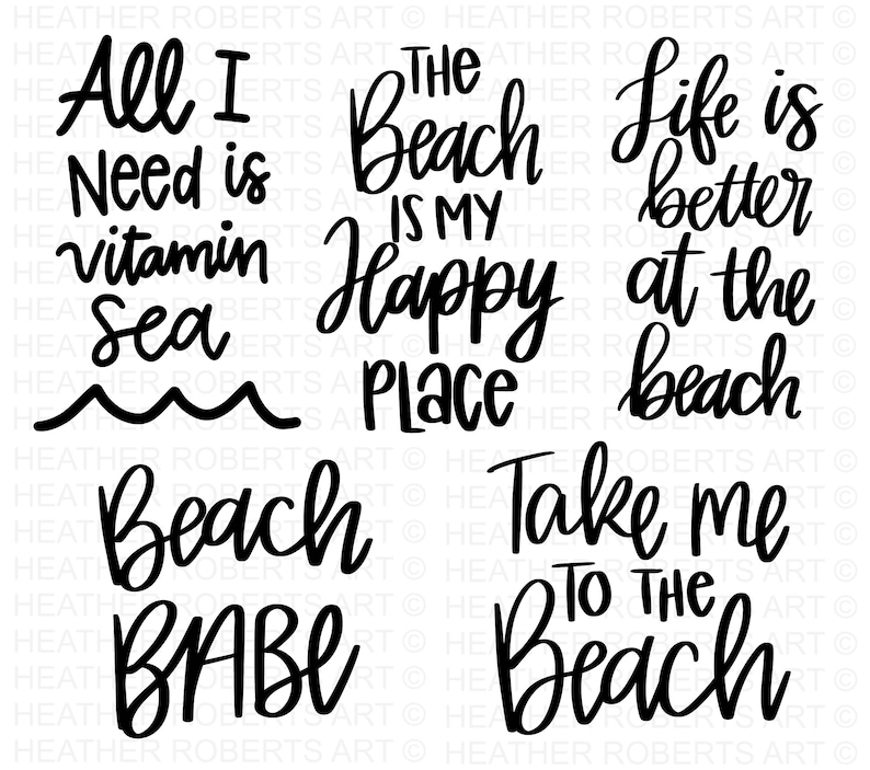 Summer SVG Bundle Beach SVG Beach Life SVG Summer Shirt - Etsy