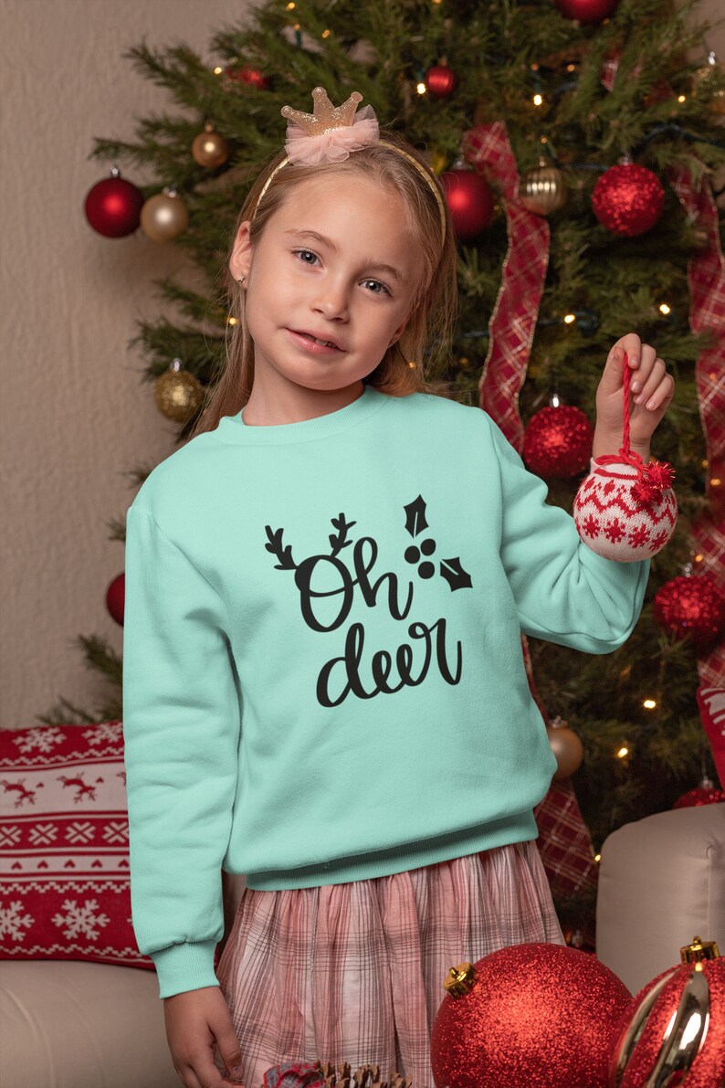 Oh Deer SVG Christmas Onesie SVG Christmas Sign Svg Winter | Etsy