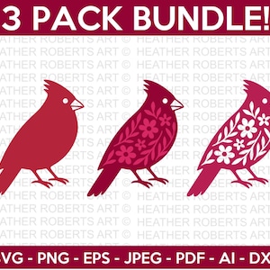 Cardinal Bird SVG bundel, Northern Red Bird Svg, Red Cardinal, Cardial Clipart, Memorial Svg, Bird Clipart, Red Bird Svg, bestand knippen Cricut