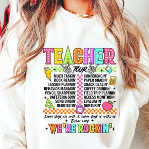 Retro leraar png, ABCD-lerarentour png, terug naar school, eindejaar png, cadeau leraar, kleuterjuf png, basisschool
