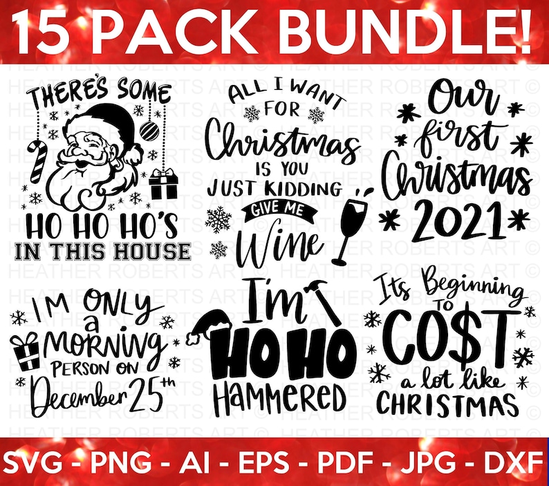 Funny Christmas SVG Bundle, Naughty Svg, Adult Christmas SVG, Winter svg, Santa SVG, Holiday, Funny Christmas Shirt, Cut File Cricut 