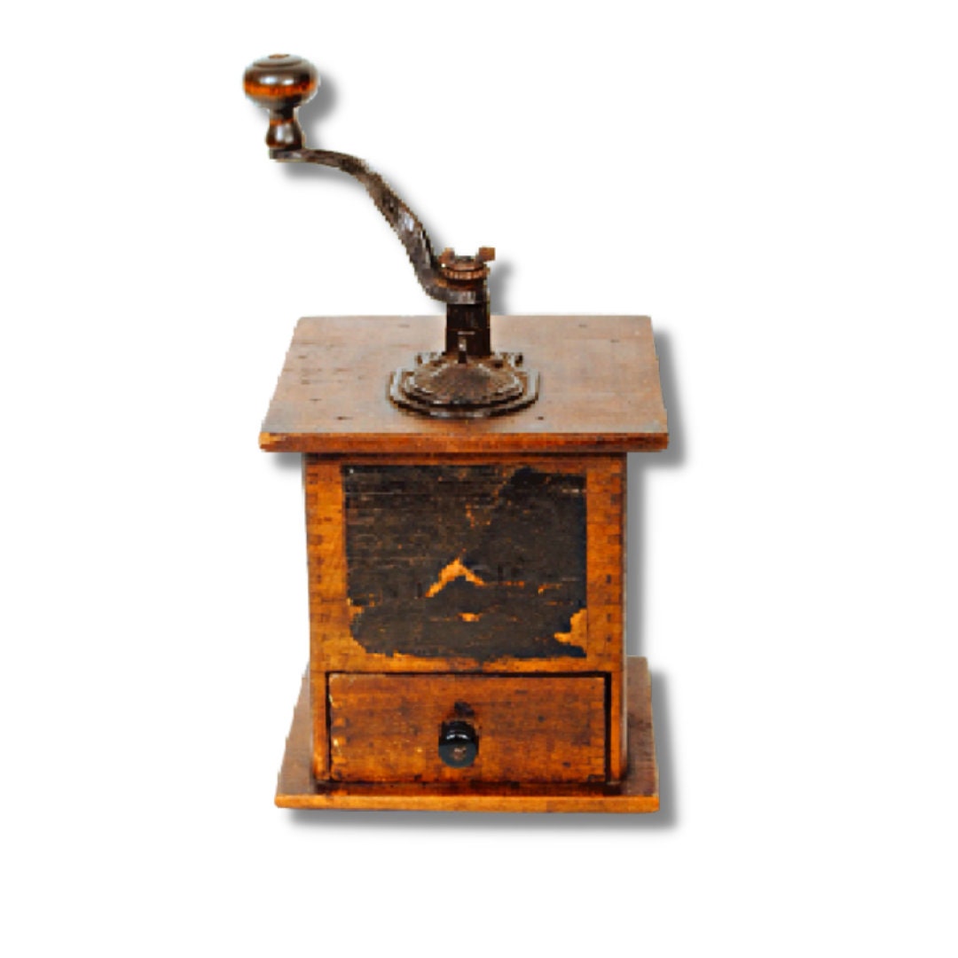 Antique Coffee Mill Etsy