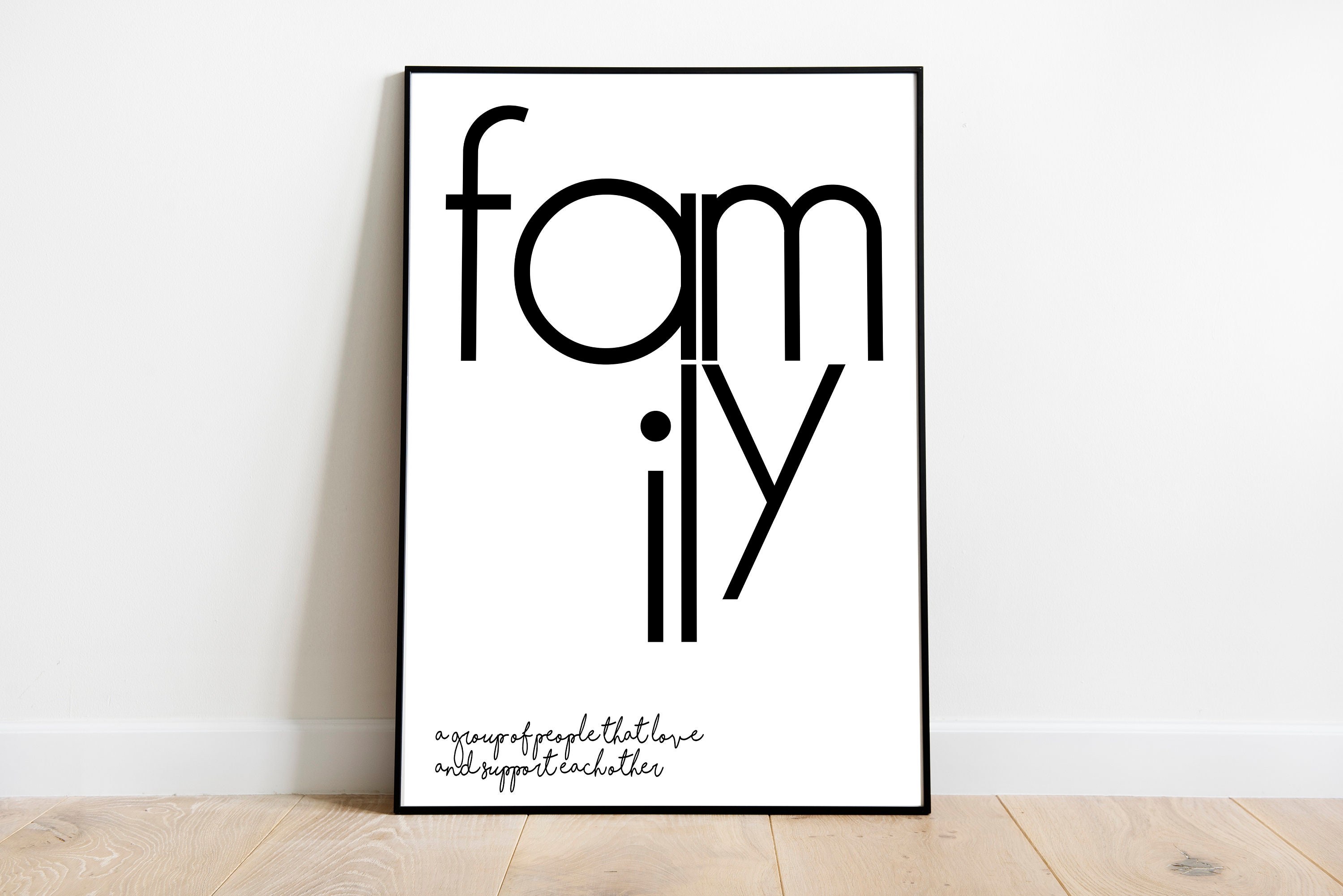 Family Print Family Printable Family Wall Art Family Etsy