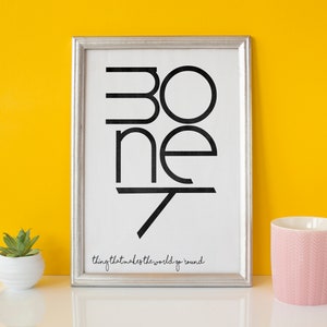 Money Print Money Printable Money Wall Art Money Poster - Etsy