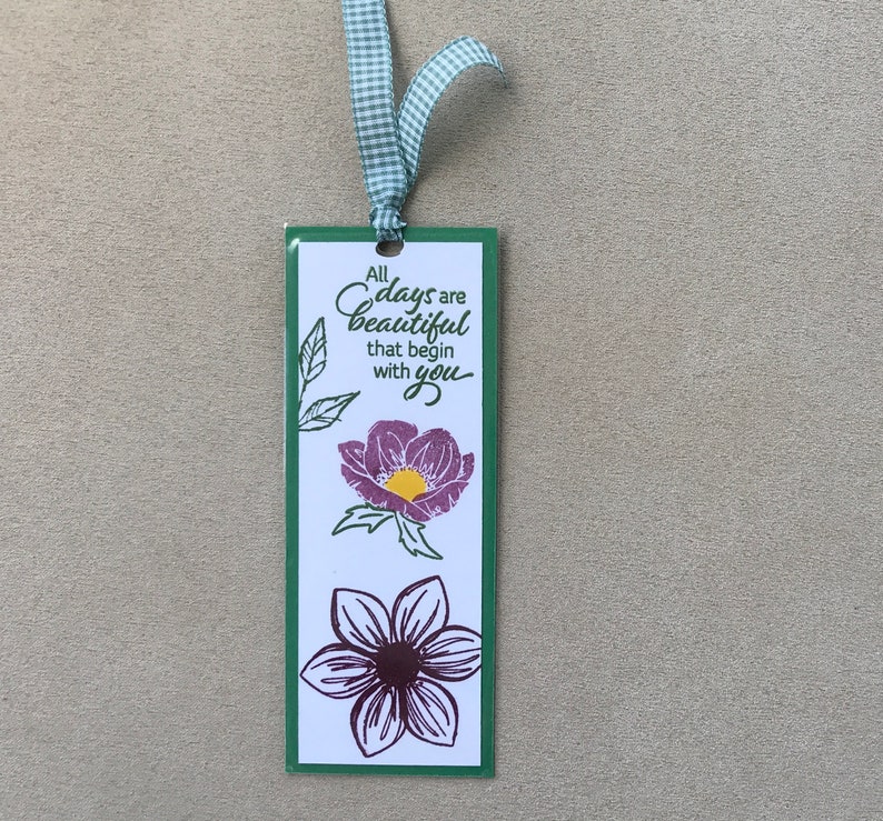 Laminated Bookmarks Etsy