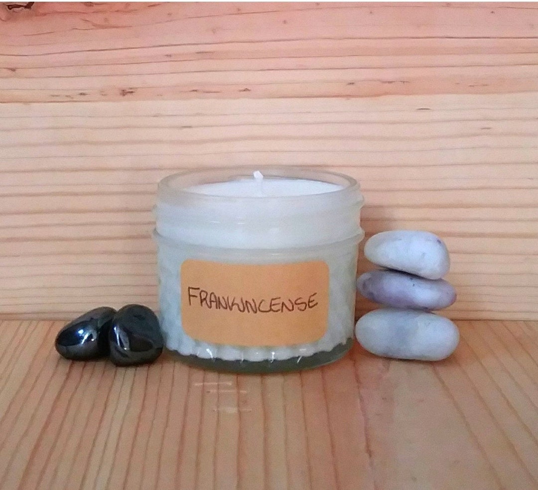 Frankincense Aromatherapy Candle Non Toxic Soy Wax Etsy