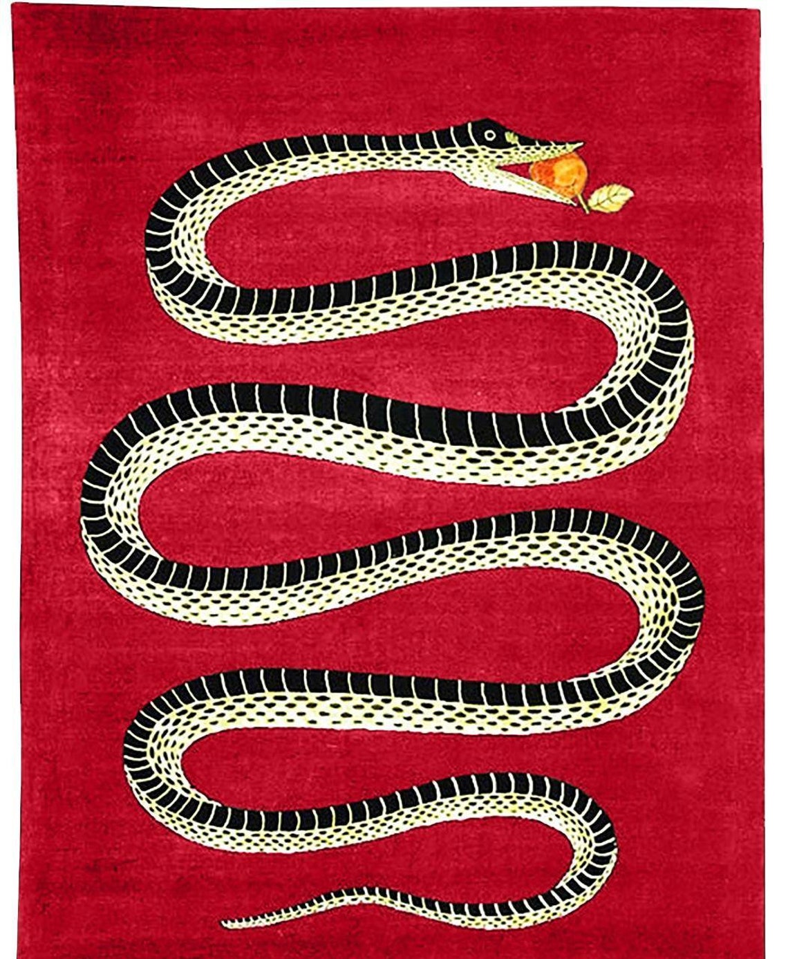 Snake Print Rug Snake Rug Animal Rug Snake Rug for Living Etsy