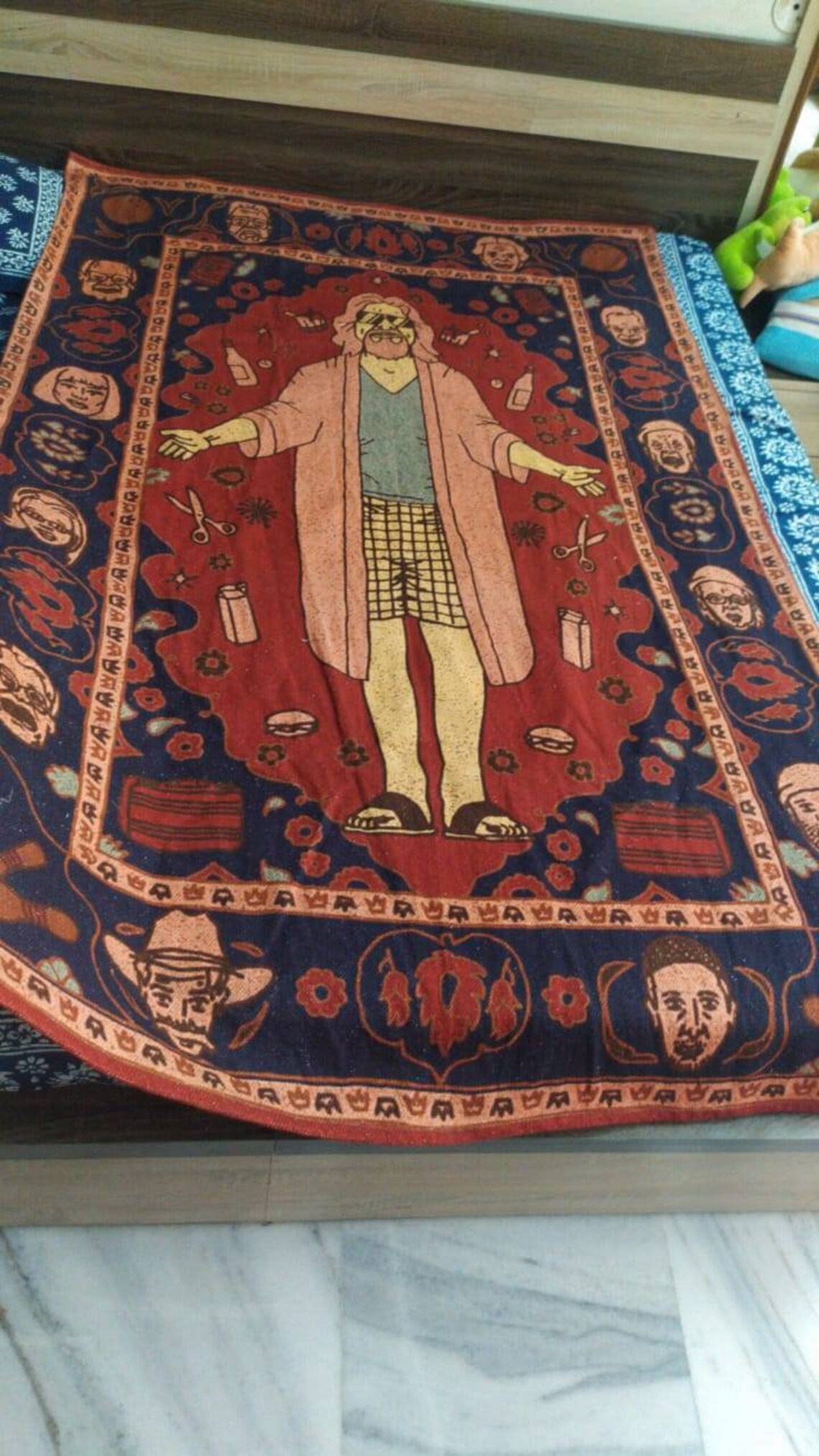 Big Lebowski rug/ The dude rug/ The dude gift/ Rugs for living Etsy