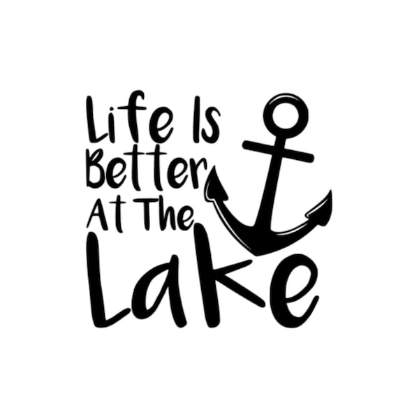 Lake Life Decal - Etsy