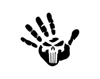 Punisher Wave - Vinyl Decal - Custom Sizes and Several Colors Available