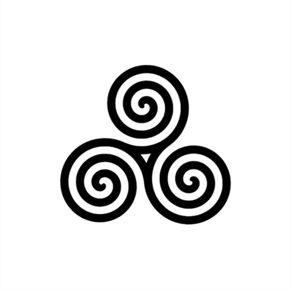 Memorable Celtic Knot Triskelion Vinyl Decal - 4 x 3.8 - American Czar