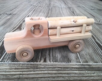 custom toy log trucks