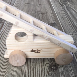 Wooden fire truck