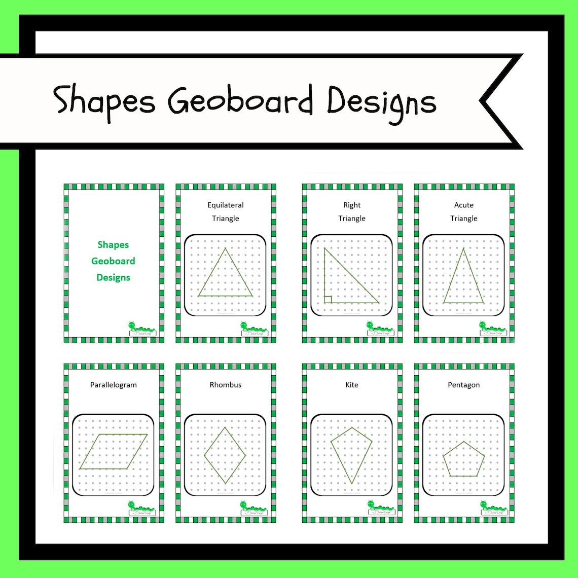 Gleo Block Math Shapes Geoblock Design - Etsy