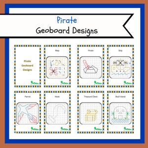 Pirate Geoboard Designs