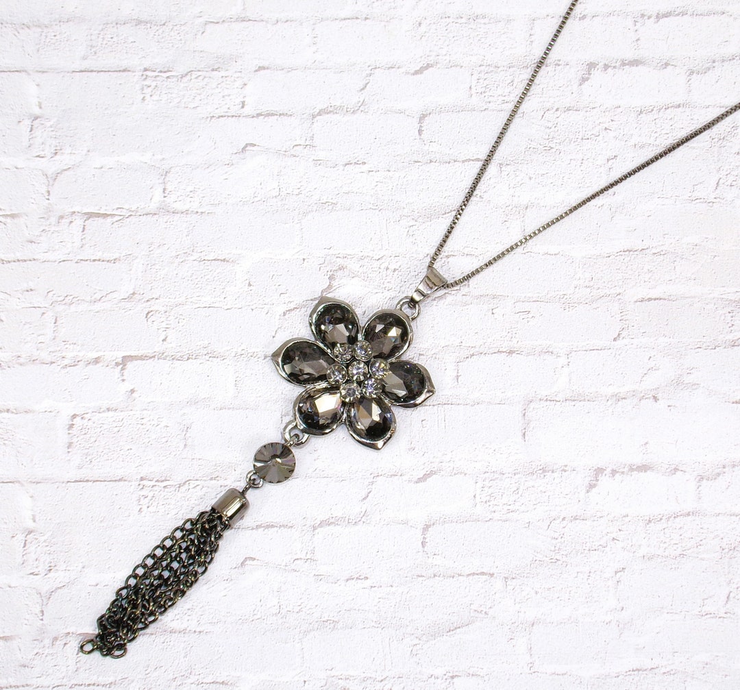 アクセサリー CRESCIONI FLOR LEAHTER NECKLACE BLACK CRESCIONI | FLOR LEAHTER NECKLACE / BLACK Handmade leather