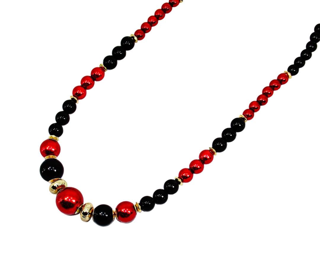Cimenexe Bohemien Perla A Goccia Collana Girocollo Perle Acrilico Rosso Collana Collare Perla T Bar Catena Collana Rotonda Rosso Perline Collana Gioielli Per Le Donne
