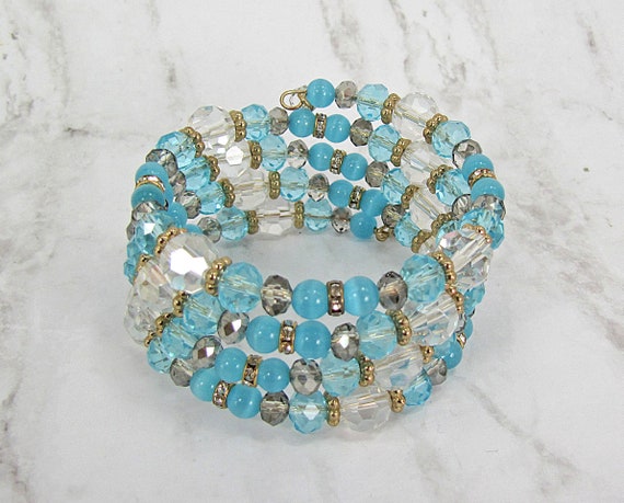 アクセサリー KAMIYA Mexican Beads Bracelet BLUE KAMIYA Mexican Beads Bracelet BLUE