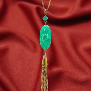Collana Personalizzabile Intercambiabile Con Pietre Naturali - Unisex, Acciaio Inox Dorato, Con 2 Pietre In Omaggio - 4