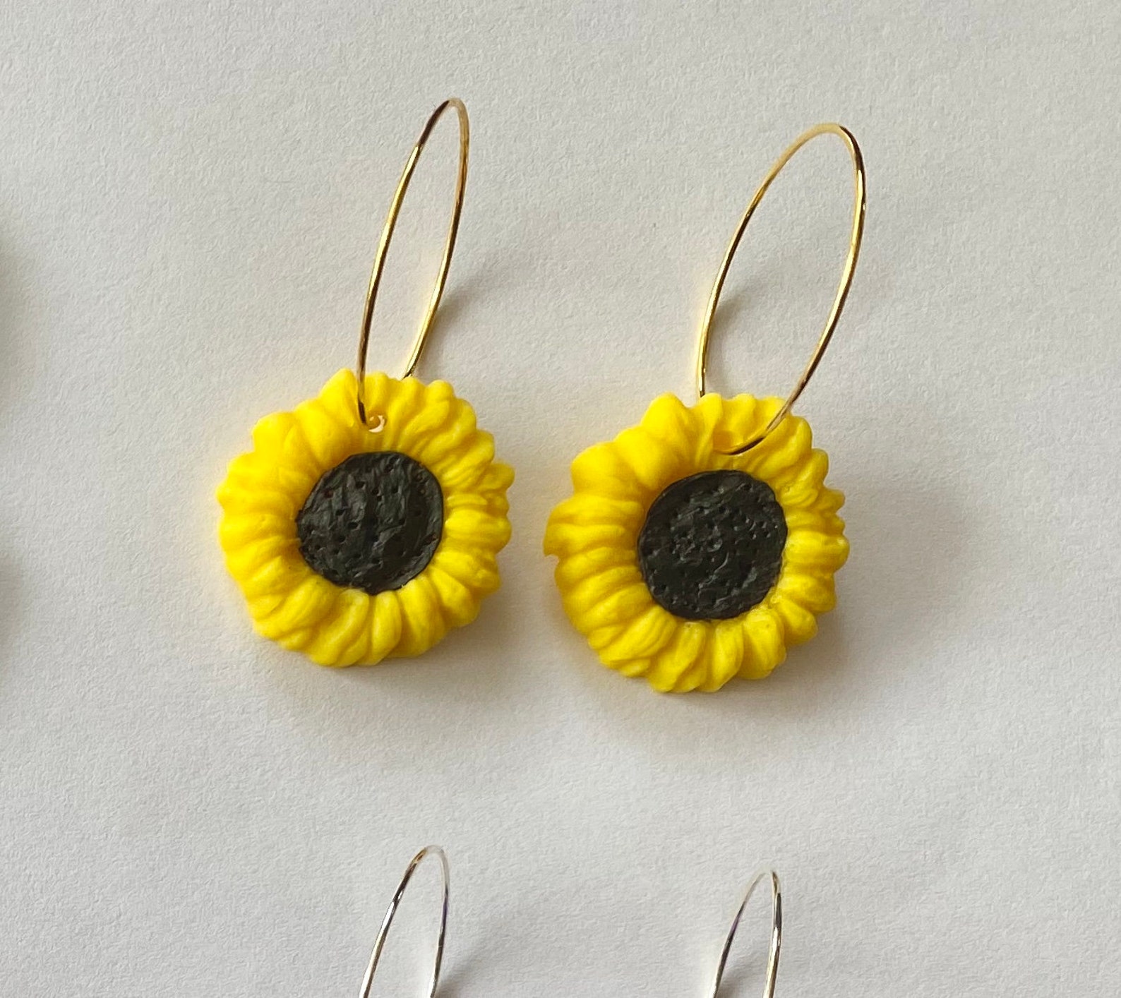 Spring Collection Polymer Clay Earrings Dangles Statement Etsy