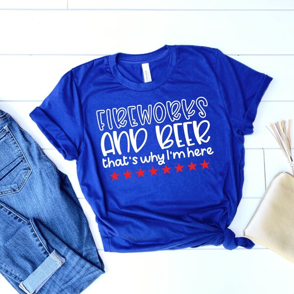 Fireworks and Beer Svg Etsy