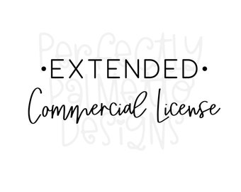 Perfectly Palmetto Designs Extended Commercial License for One (1) SVG file