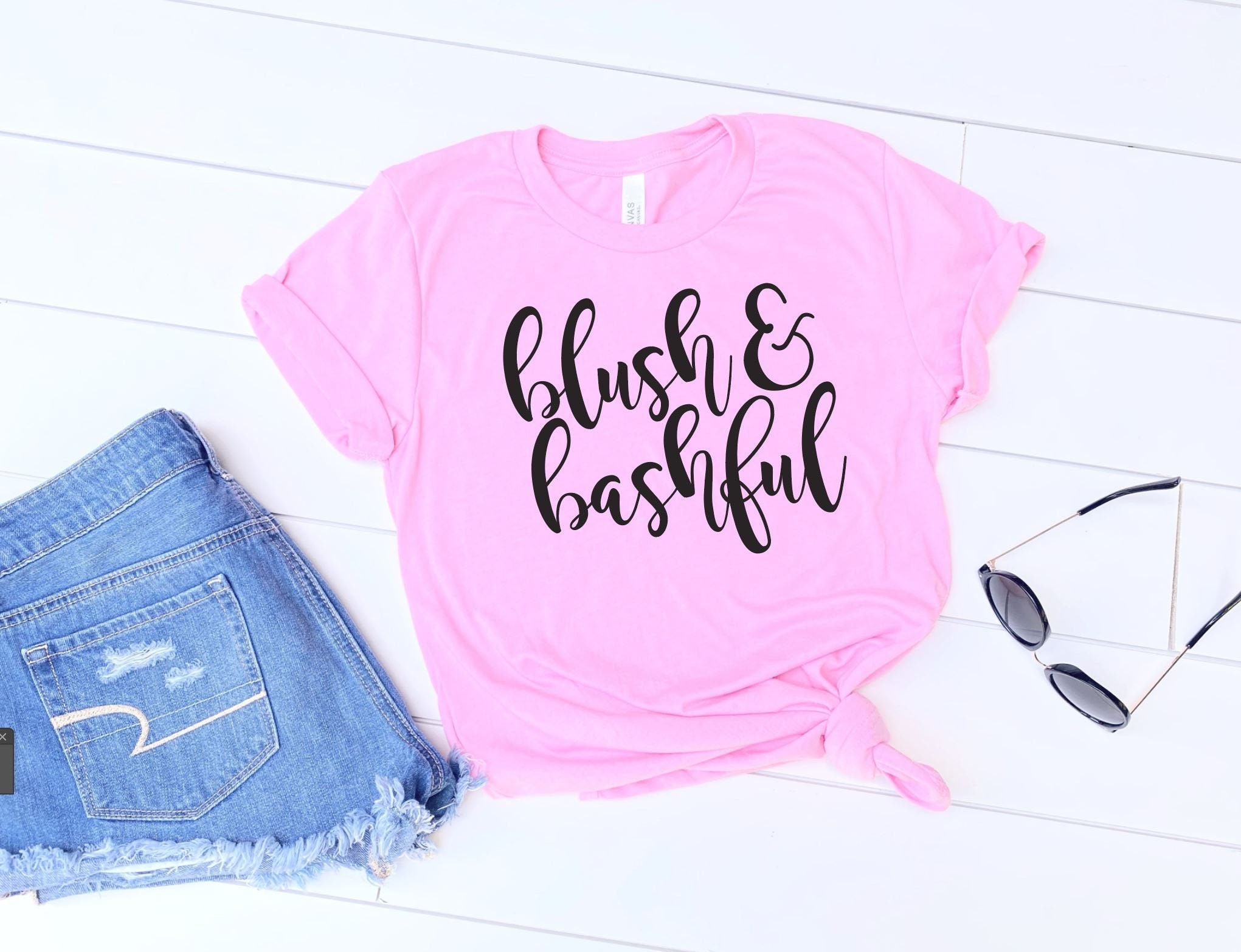 Blush and Bashful SVG Cut File Steel Magnolias Quote Sayings Etsy